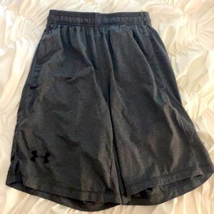 Men’s size small under armor gray athletic shorts